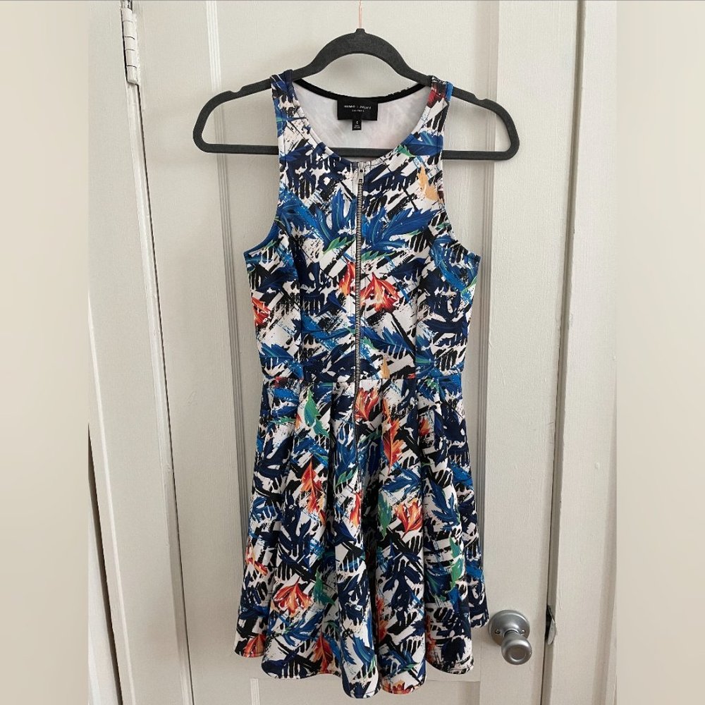 Romeo & Juliet Couture Graffiti Fit & Flare Dress